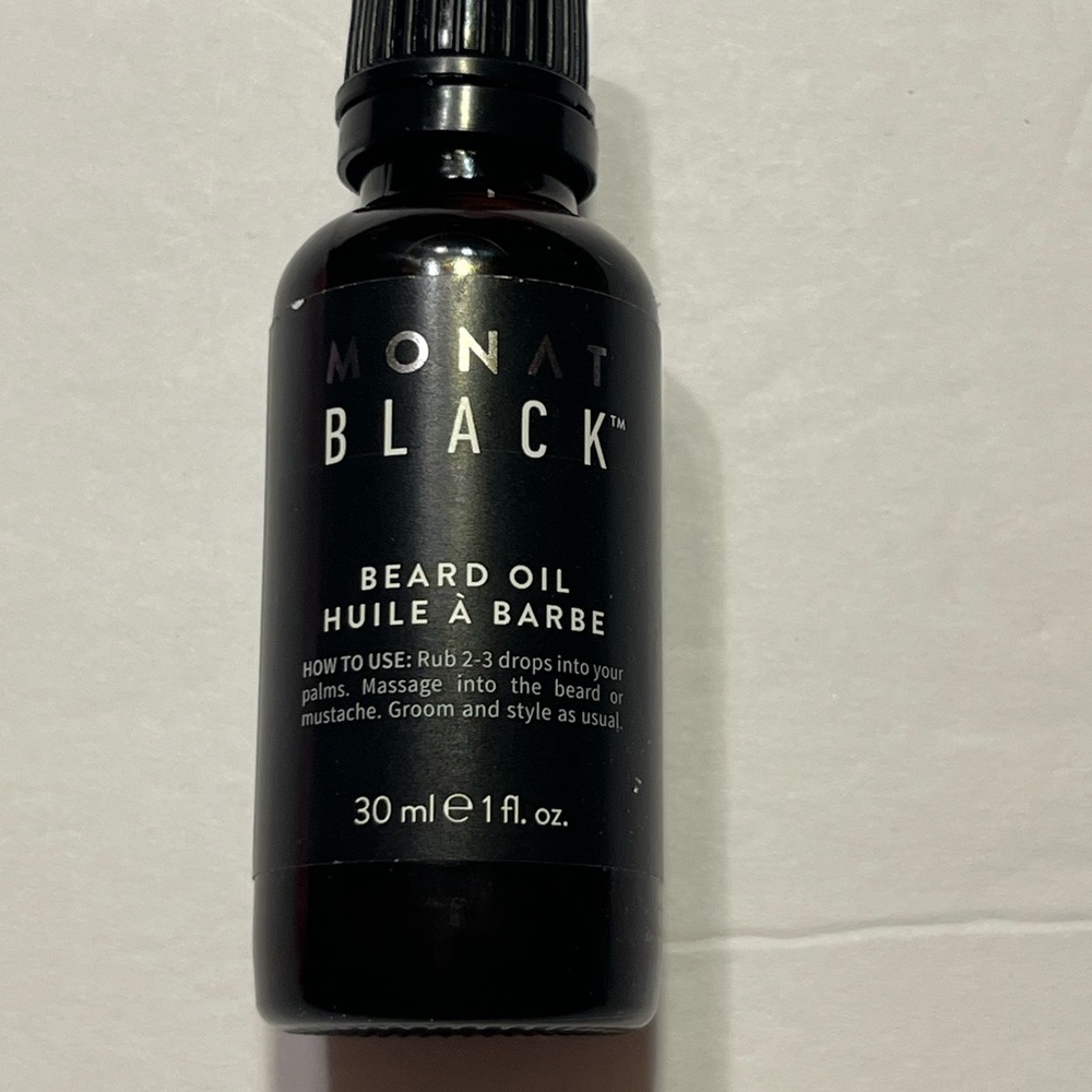 Monat Black Beard Oil Mustache Grooming 1 Fl Oz Full … - Gem